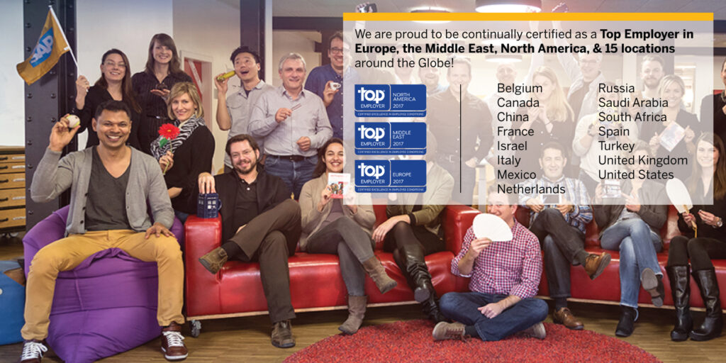 SAP najbolji poslodavac u zemljama širom sveta