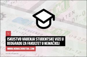 Iskustvo vadenja studentske vize u Beogradu za-fakultet-u-Nemackoj