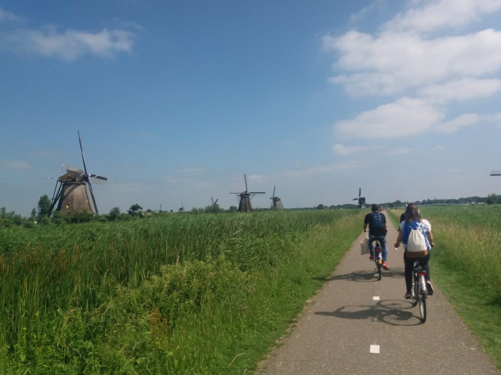 Erasmus u Holandiji. Kinderdijk, polje vetrenjaca (Jun 2018). Izvor: lična arhiva autora